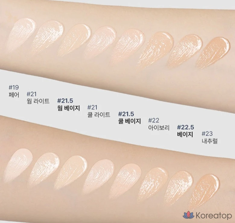 Кушон ABOUT TONE Skin Layer Fit Cushion Refill, оттенок 22.5 Beige, 13 г, 1 шт., фото 6