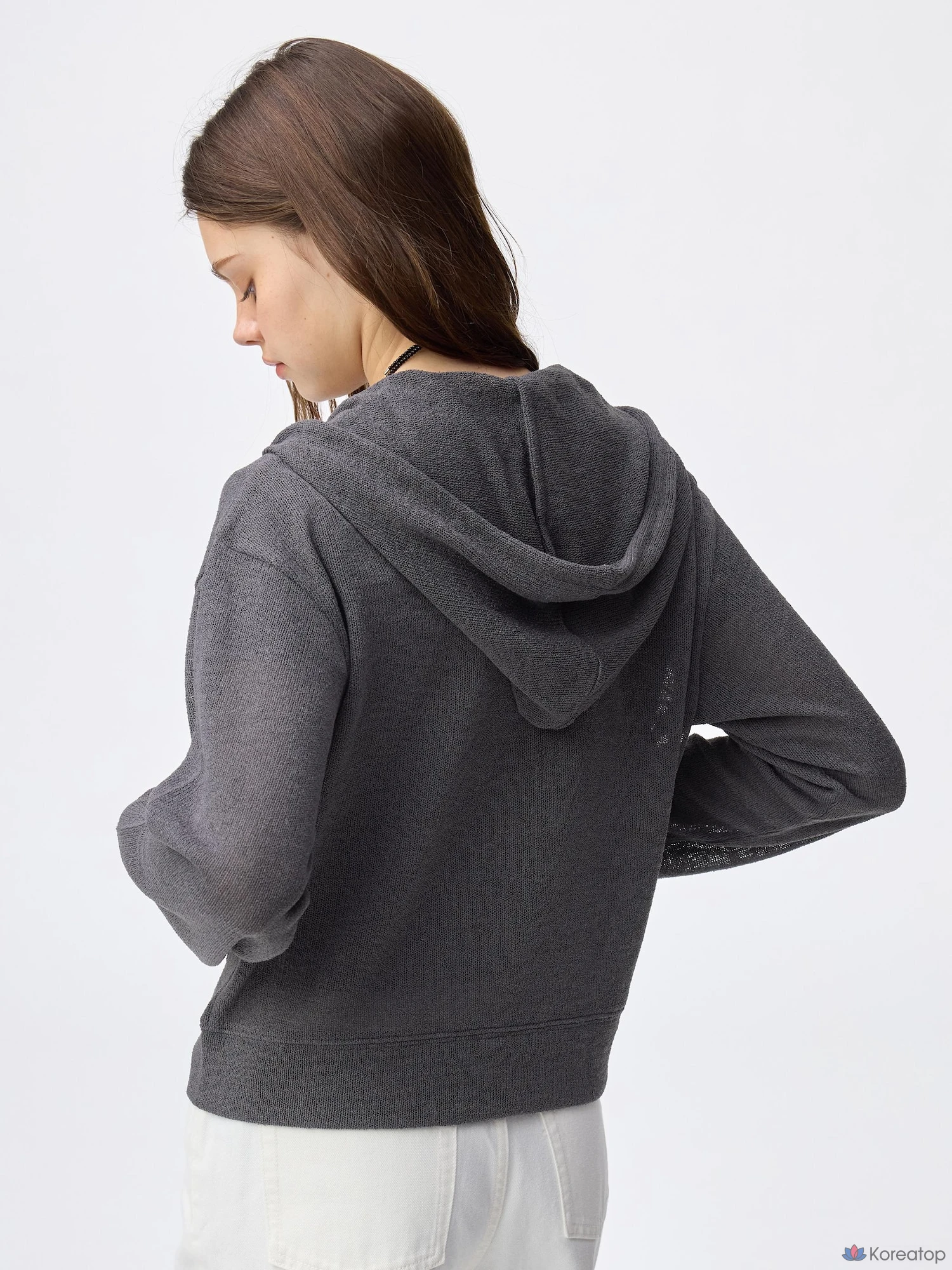 Худи на молнии Uniqlo Loop Yarn Full-Zip Hoodie