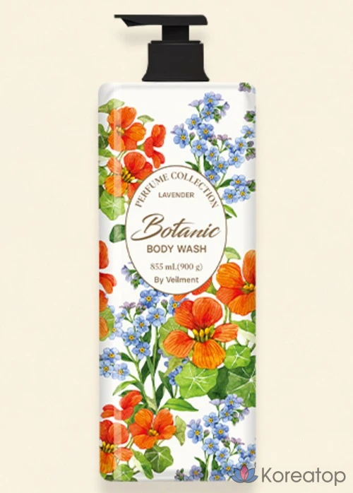 Набор для ухода Elastine Botanical Perfume All-time Hair Body Set, 3 шт., фото 6