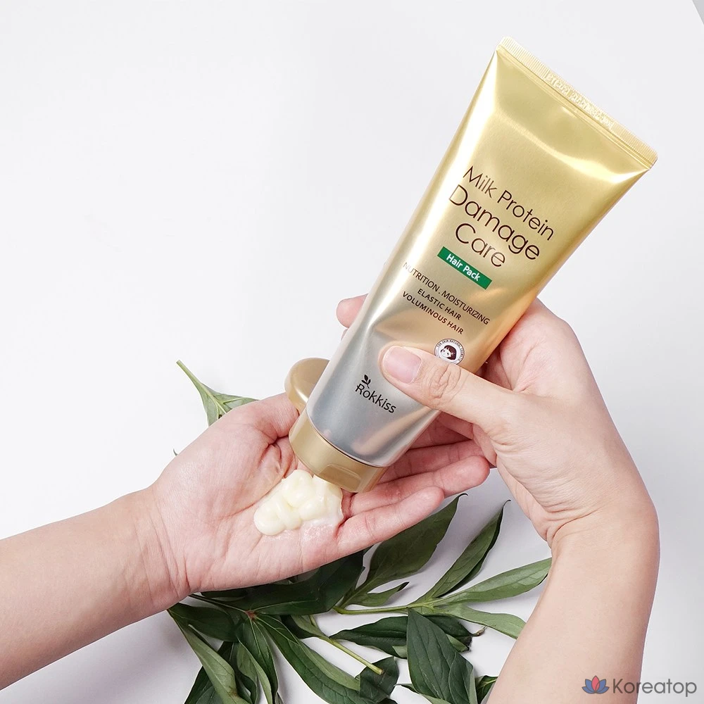 Маска для поврежденных волос Rokkiss Milk Protein Damage Care, 1 шт., 250 мл