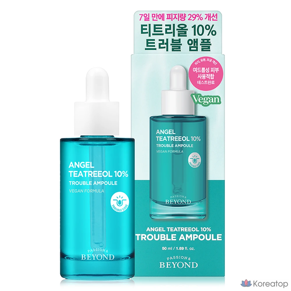 Ампула BEYOND Angel Tea Tree 10% Trouble, 50 мл, 1 шт.