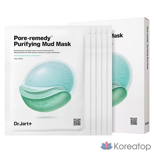 Очищающая грязевая маска для пор Dr. Jart+ Pore Remedy, 5 шт., 1 упаковка