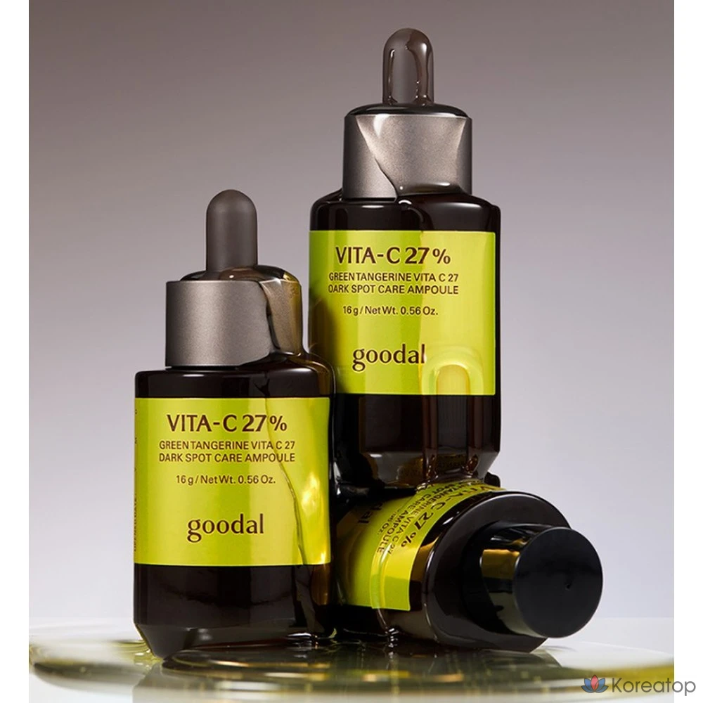 Гудал Зелёный Мандарин Витамин С 27 Ампула для точечного ухода 16 г (27% чистого витамина), 1 шт.