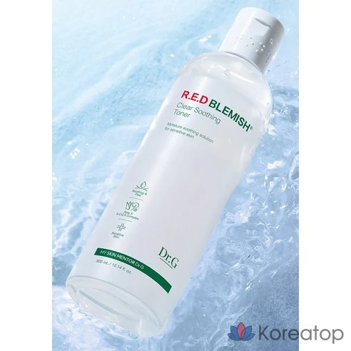 Успокаивающий тоник Dr. Ceuracle Red Blemish Clear, 500 мл, 1 шт., фото 6