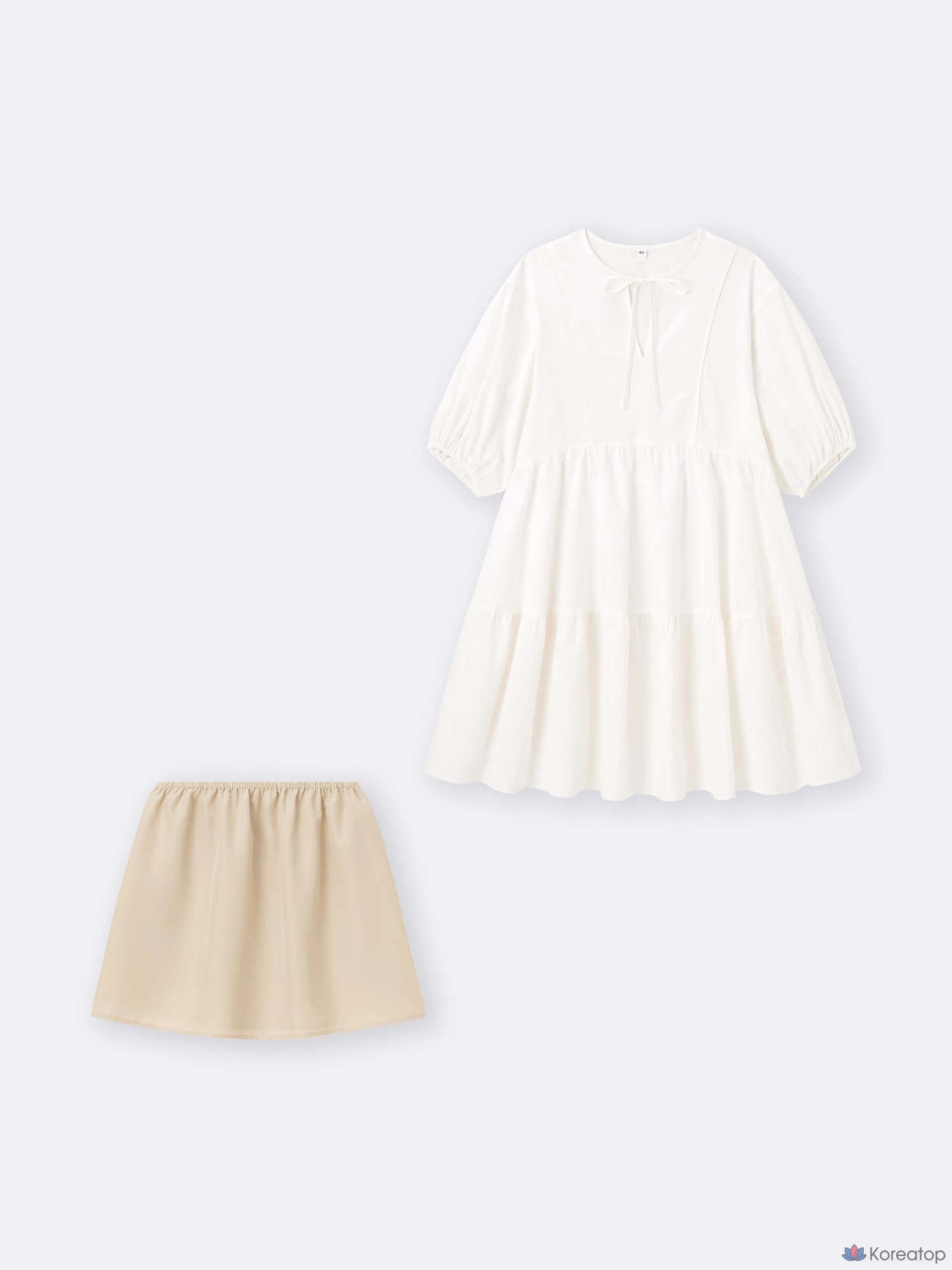 Платье Uniqlo Tiered Tunic Dress (Short Sleeve)