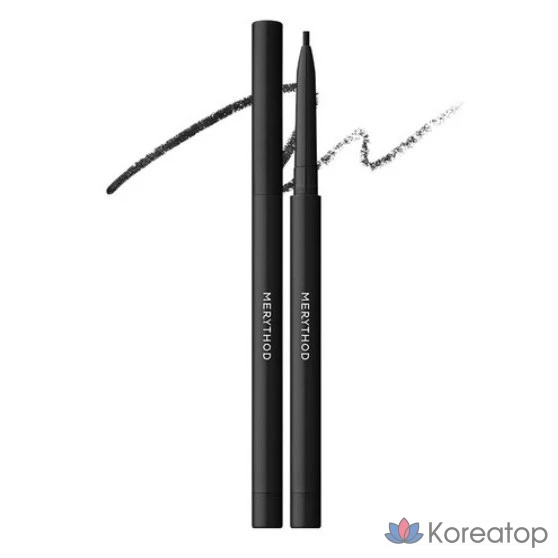 Подводка для глаз Merythod Reel Edge Slimliner, 0,05 г, насыщенный черный цвет, 1 шт.