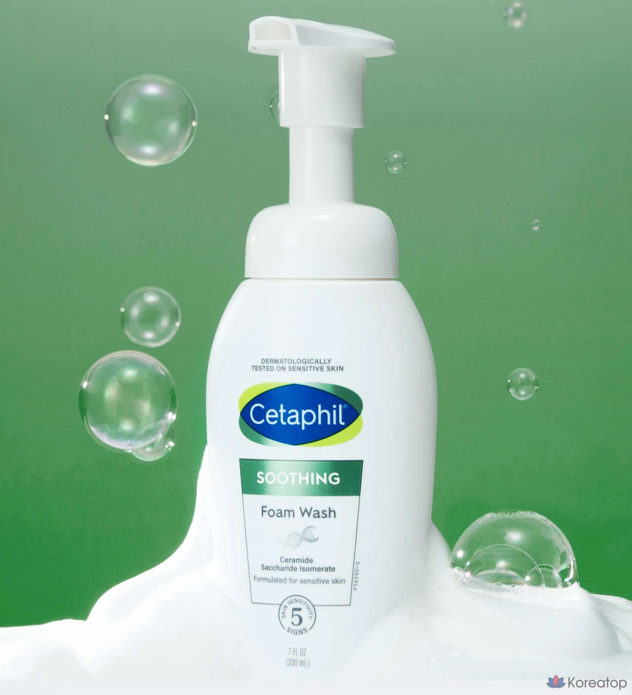 Очищающая пенка для умывания Cetaphil для чувствительной кожи, 200 мл, 1 шт.