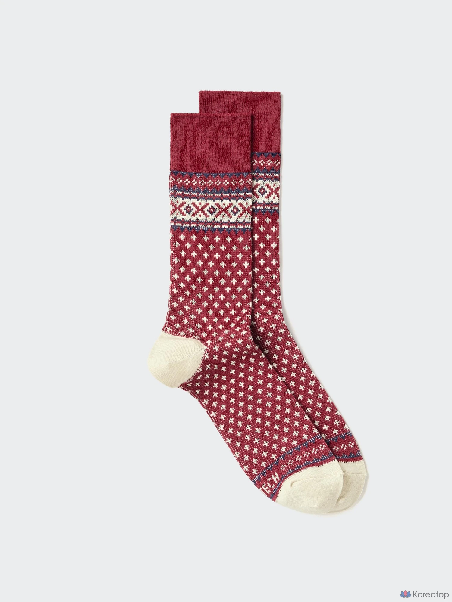Носки Uniqlo HEATTECH Socks Fair Isle A
