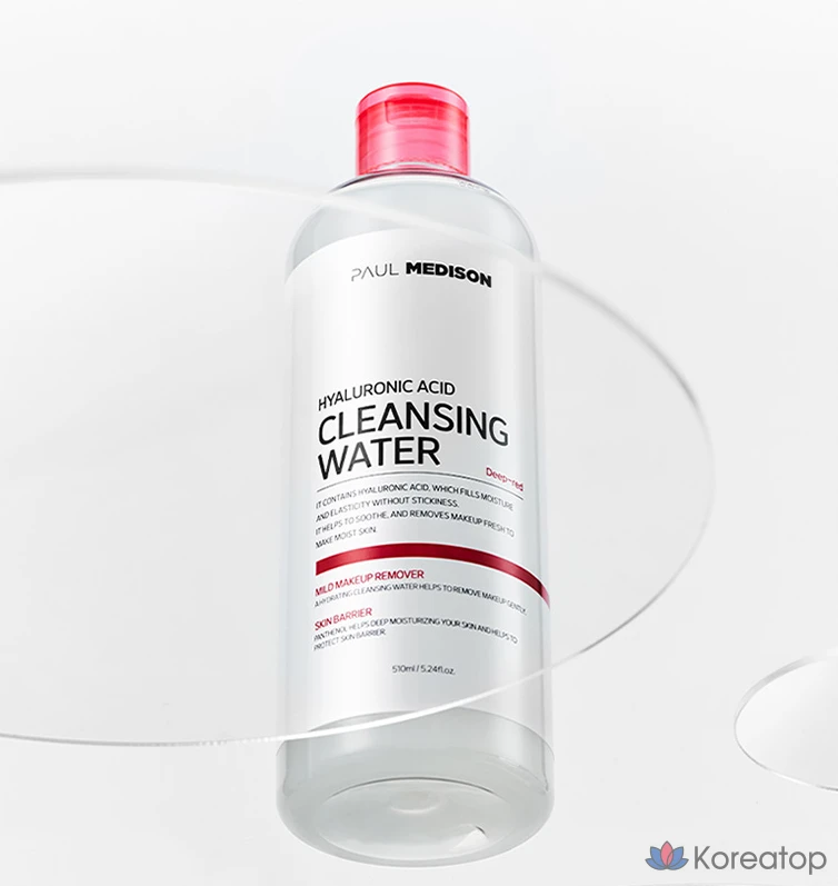 Очищающая вода PAUL MEDISON с гиалуроновой кислотой, 510 мл, 1 шт.