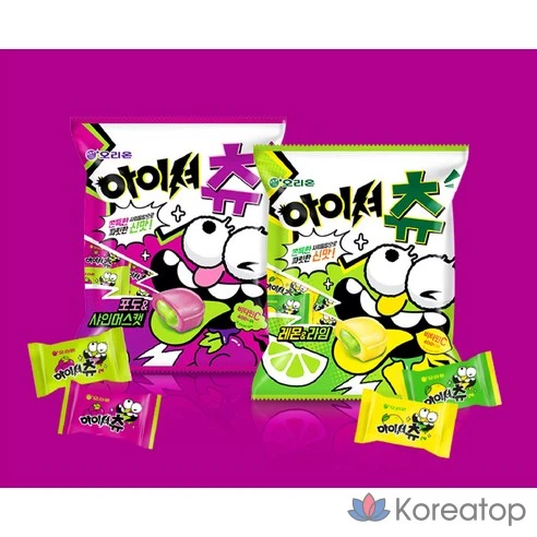 Жевательные конфеты Orion Ice Chew со вкусом винограда и муската, 193,5 г