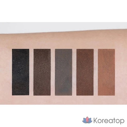 Карандаш для глаз Piar Last, тонкая, 0,1 г, темно-коричневая