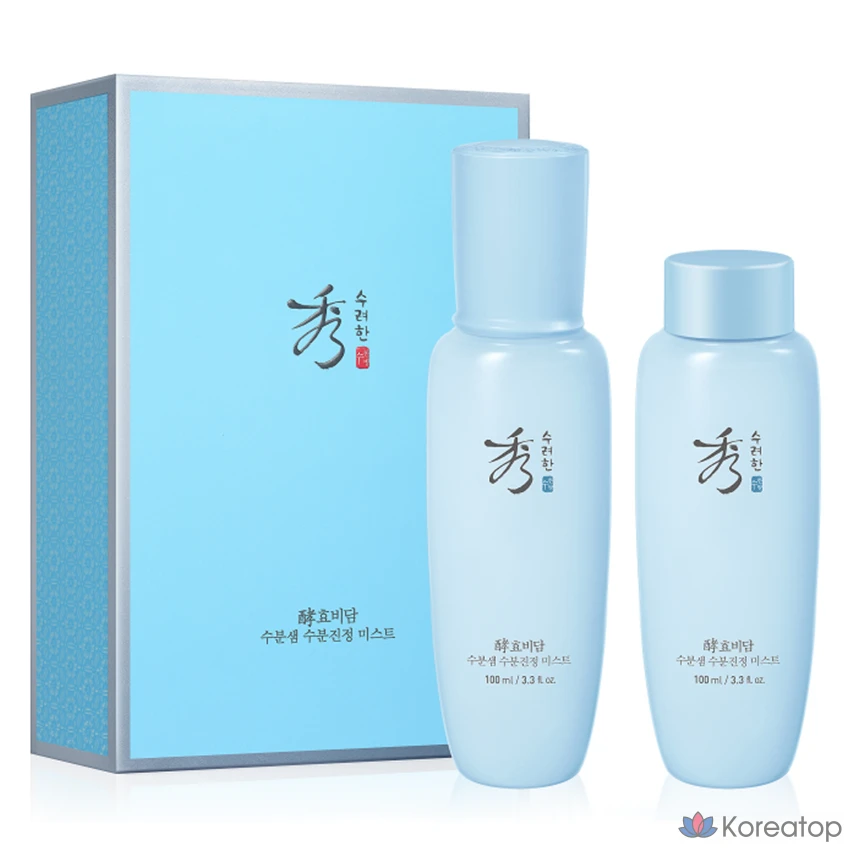 Набор для ухода Sooryehan Hyobidam Moisture Mist 100ml + Refill 100ml Set, 1 шт.