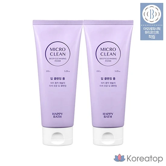 Очищающая пенка Happy Bath Micro Cleansing Foam, 150 г, 2 шт.