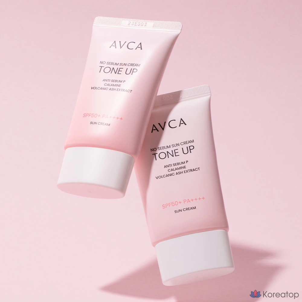 Минеральный солнцезащитный крем AVCA Tone-Up No-Sebum SPF50+ PA++++, 35 мл, 1 шт.
