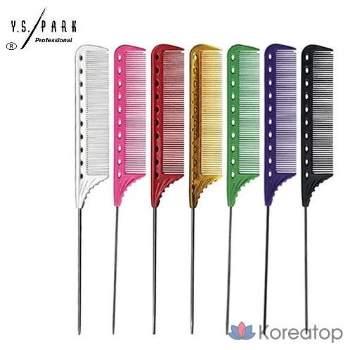 Расческа Y.S. Park YS-102 Iron Tail Comb, оттенок Camel Yellow, 220 мм, 1 шт.