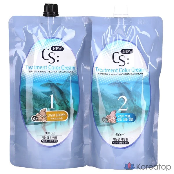 Краска для волос Somang Incus CS Squid Ink Treatment Shade Dye, светло-коричневый оттенок, 1 шт., фото 2
