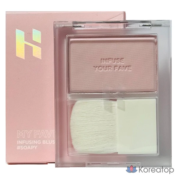 Румяна Holika Holika My Favorite Infusing Blush 5.5g (№ 03 Sophie), № 03 Sophie, 1 шт.