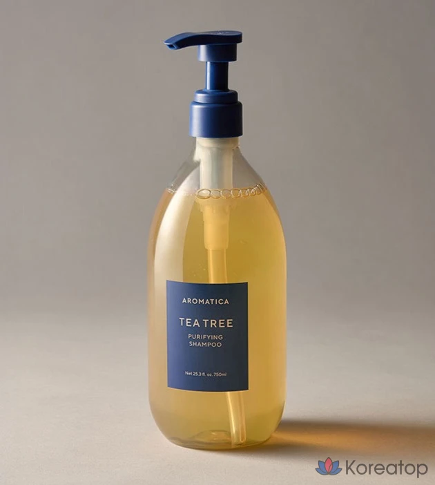 Очищающий шампунь с маслом чайного дерева Aromatica, 750 мл, 1 флакон., фото 2