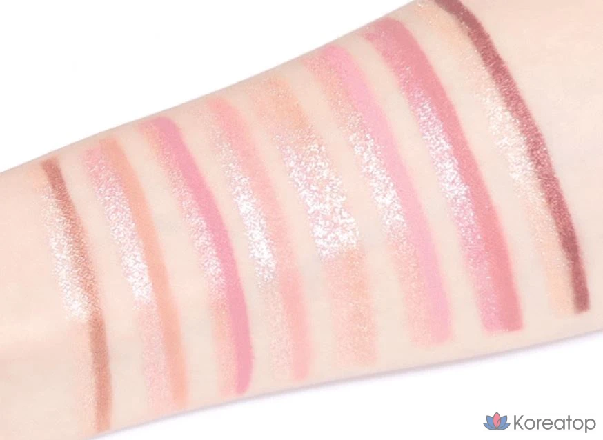 Набор из двух двухцветных теней Merythod Two-Tone Shadow, 0,9 г, оттенки Starlit Coral и Rustic Brown, 1 шт.