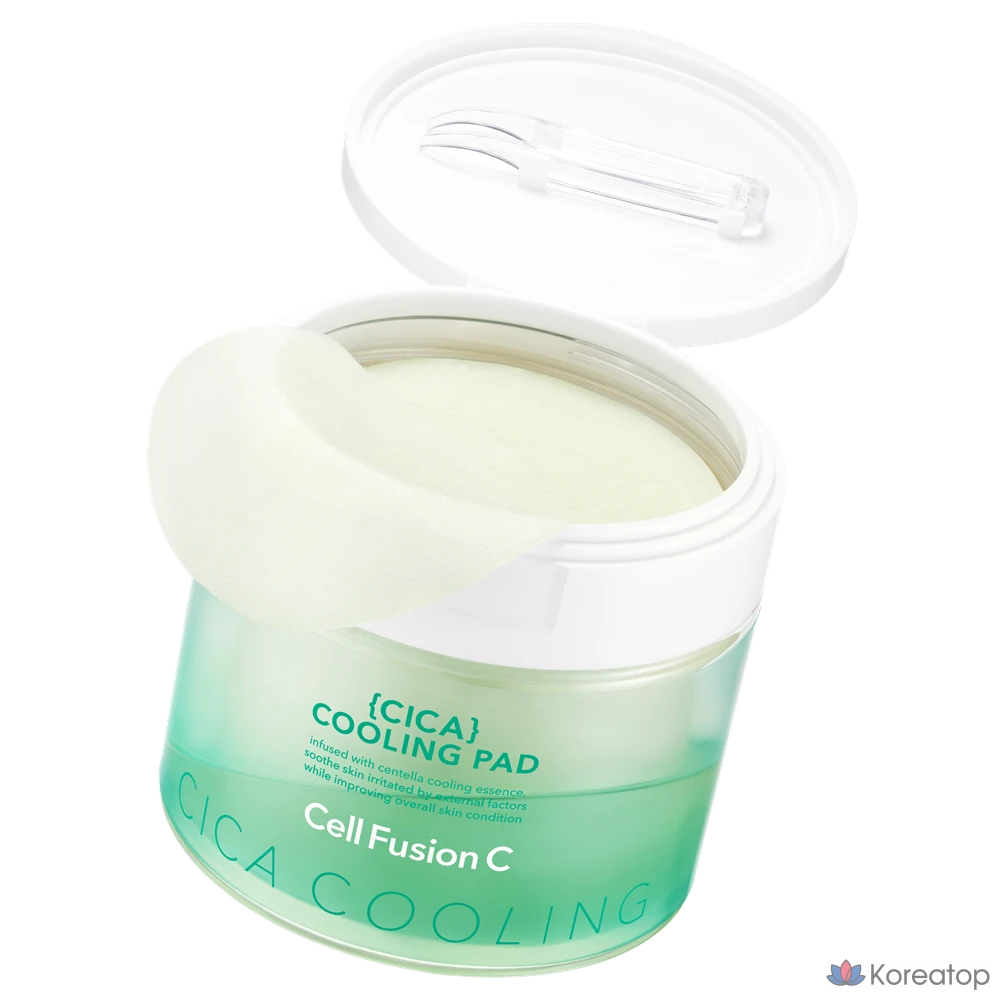 Охлаждающая подушечка Cellfusion C Post Alpha Cica, 180 мл, 70 листов, 1 упаковка., фото 6