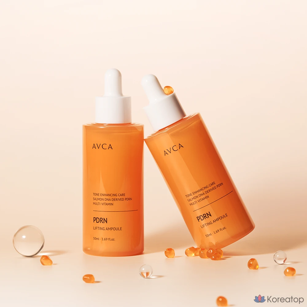 Ампула AVCA PDRN с мультивитаминами для отбеливания и повышения эластичности кожи, 50 мл, 1 шт.