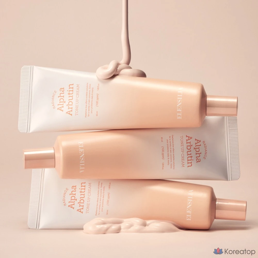 Elensilia Radiance Alpha Arbutin Tone-Up Cream SPF50+ PA++++, 50 мл, 1 шт.