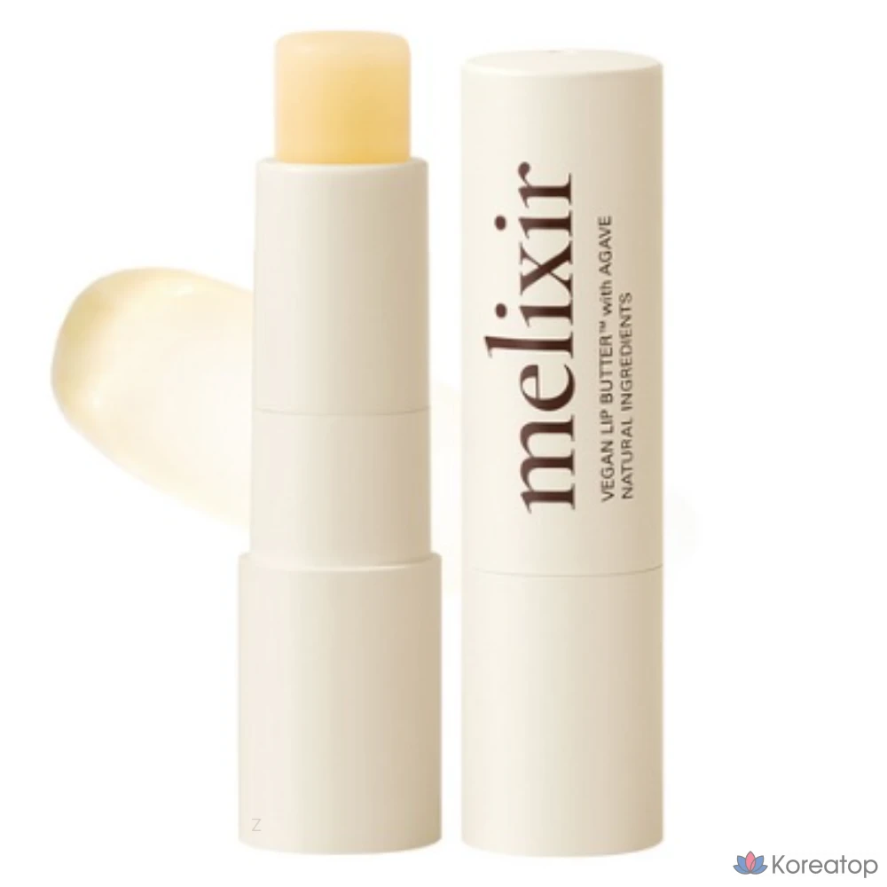 Бальзам для губ Melixir Vegan Lip Butter, оттенок 01 Agave, 3.9 г, 1 шт.