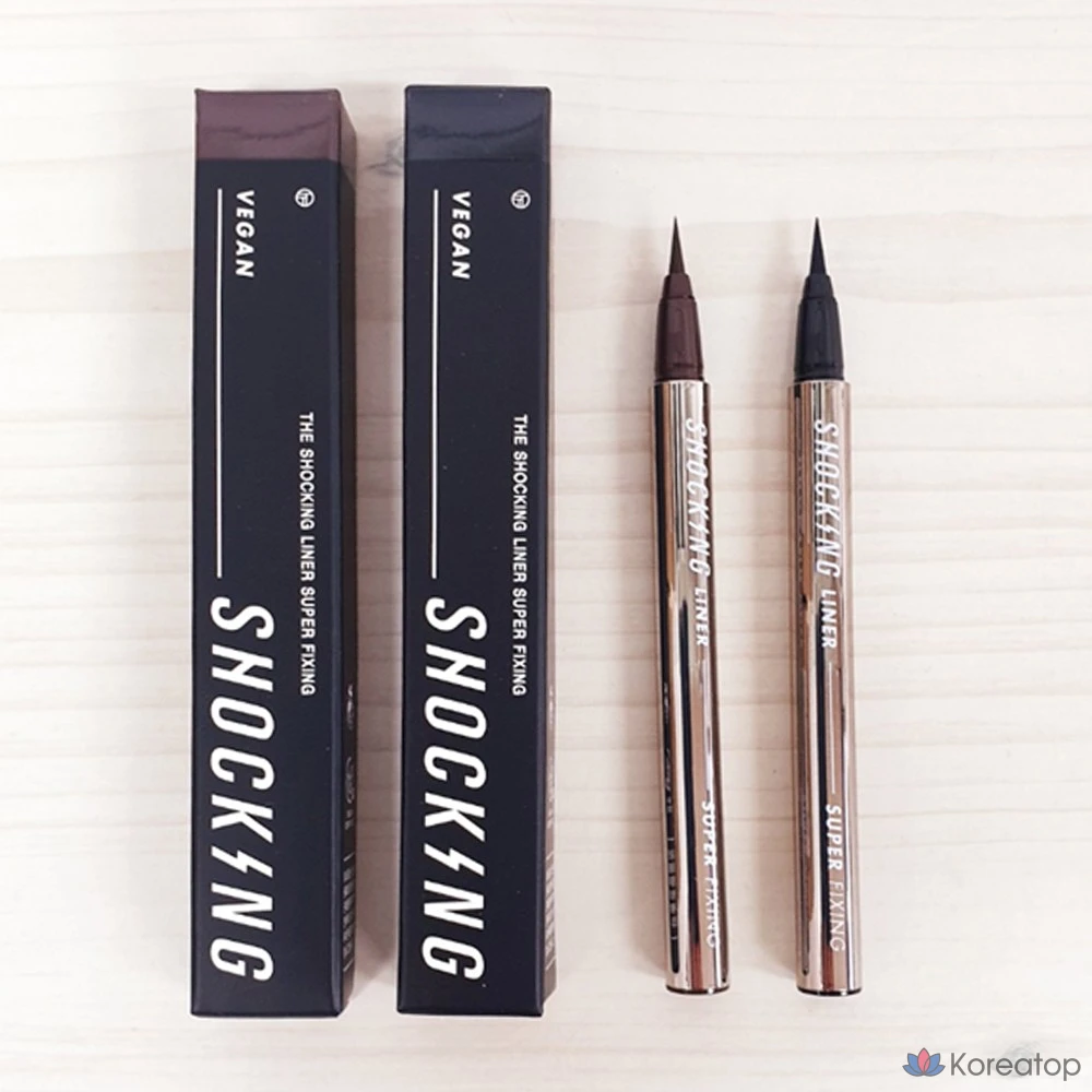 Подводка для глаз Tony Moly The Shocking Vegan Liner Super Fixing, цвет Shocking Black, 1 шт.