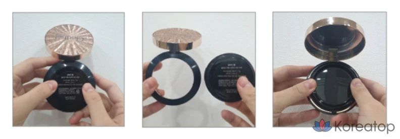 Набор Cledbel Glow Power Lift V Rose Gold Cushion Foundation 13 г + сменный блок 13 г + спрей Rose Mist 100 мл, № 21, 1 шт.