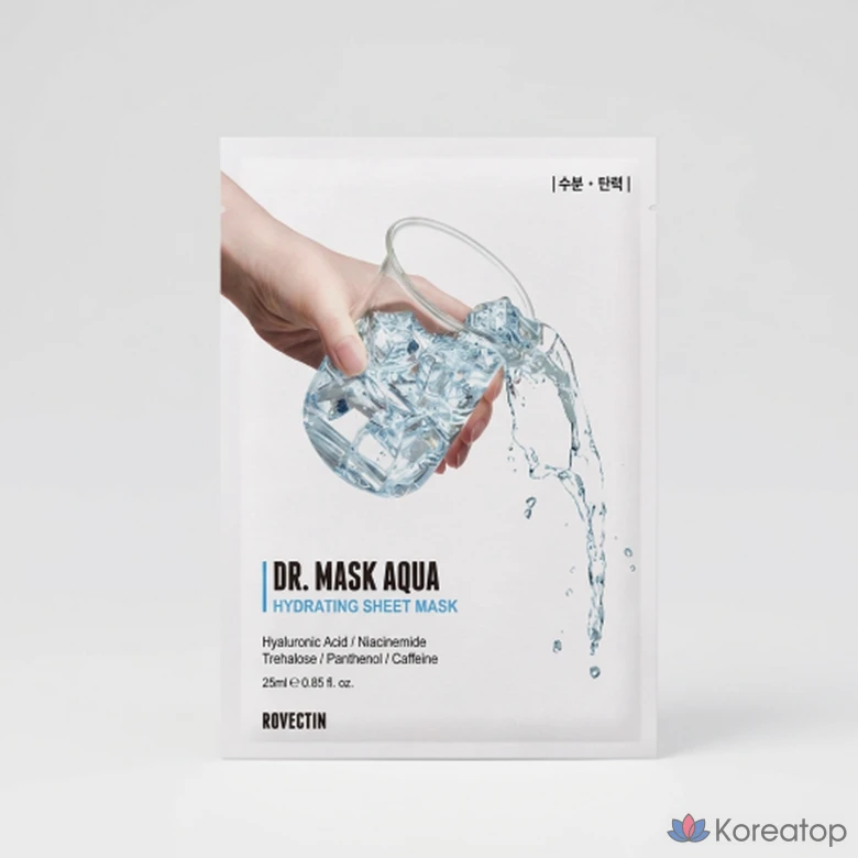 Тканевая маска для лица Rovectin Doctor Mask Aqua Moisture Mask, 5 шт.