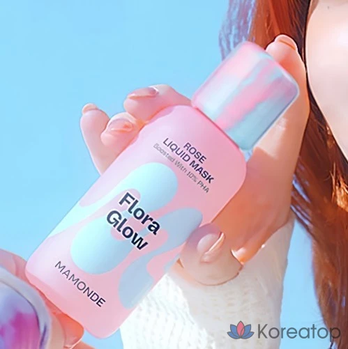 Жидкая маска для лица Mamonde Flora Glow Rose, 80 мл, 1 шт.