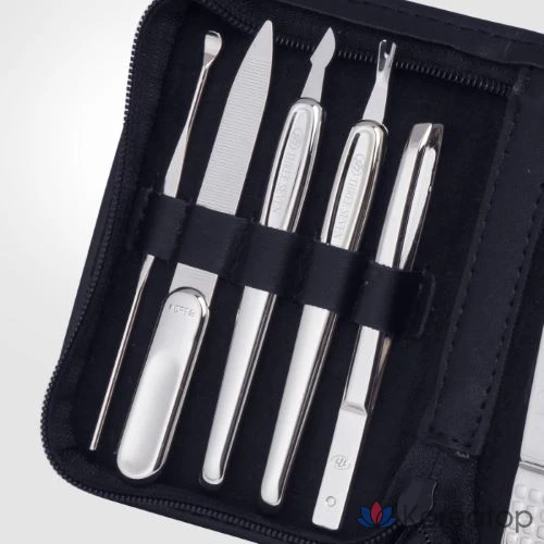 Набор для ухода Three Seven 777 Nail Clipper Set TS-800C, синий, 1 шт.
