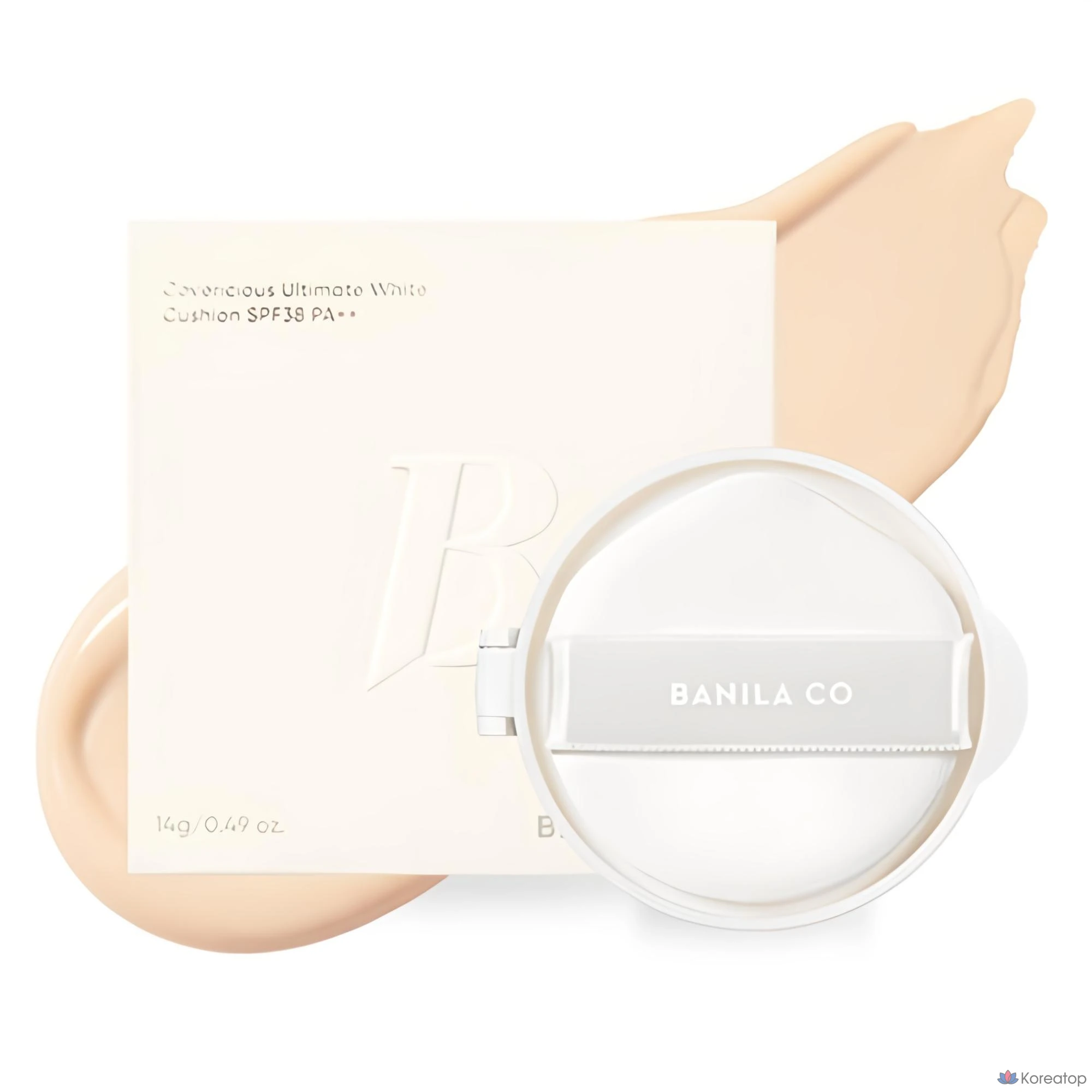 Кушон BANILA CO Covericious Ultimate White Cushion Foundation Refill, оттенок 19 Light, 14 г, 1 шт.