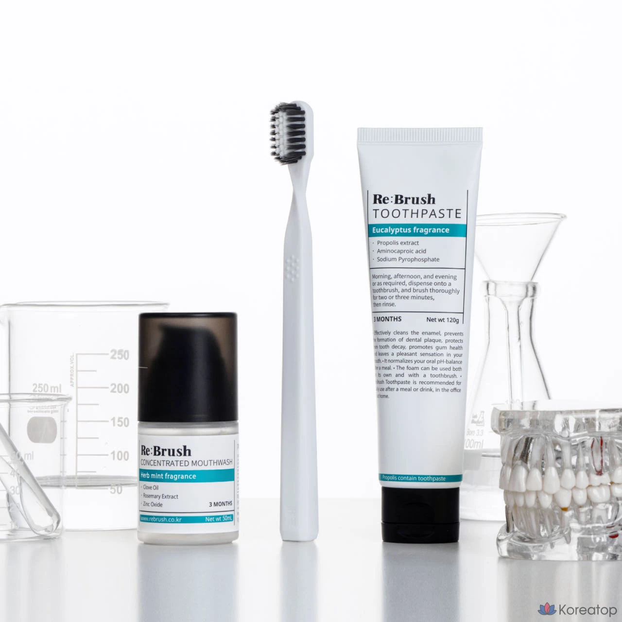 Зубная паста Re:Brush Eucalyptus Anti-inflammatory Natural, 120 г, 1 шт.