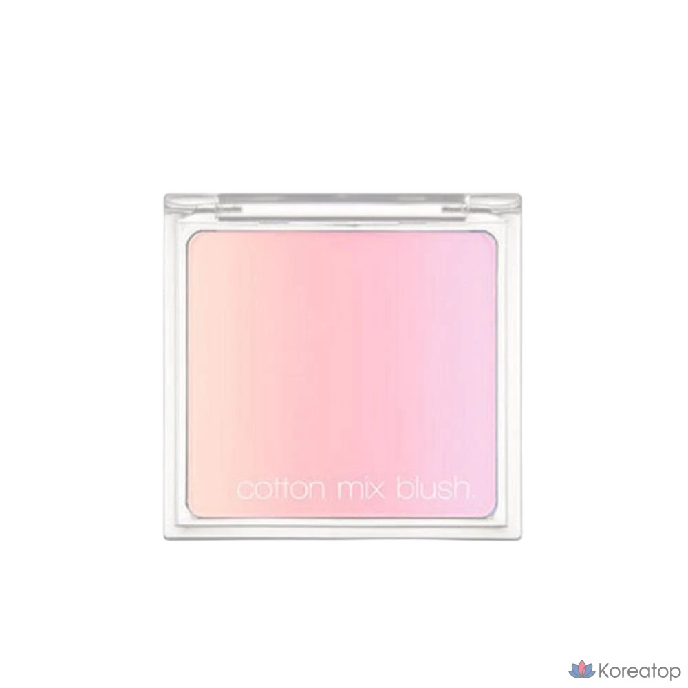 Румяна Missha Cotton Mix № 2 «Растопленный зефир», 11 г, № 2 «Растопленный зефир» (холодный оттенок), 1 шт.