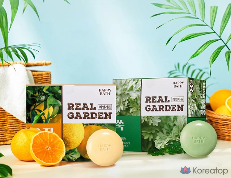 Витаминное мыло Happy Bath Real Garden с юдзу, 90 г