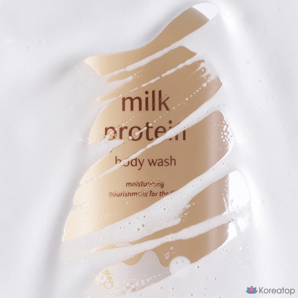 Гель для душа AVCA с козьим молоком и молочным протеином, аромат детской присыпки, 1 л, 1 шт.