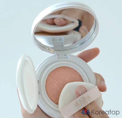 Кушон d'Alba Waterfull Tone-Up Sun Cushion Refill SPF50+ PA++++, 15 г, 1 шт.