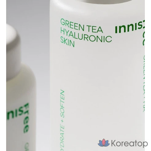 INNISFREE Увлажняющий тонер с экстрактом зеленого чая и гиалуроновой кислотой для сияния кожи, 170 мл