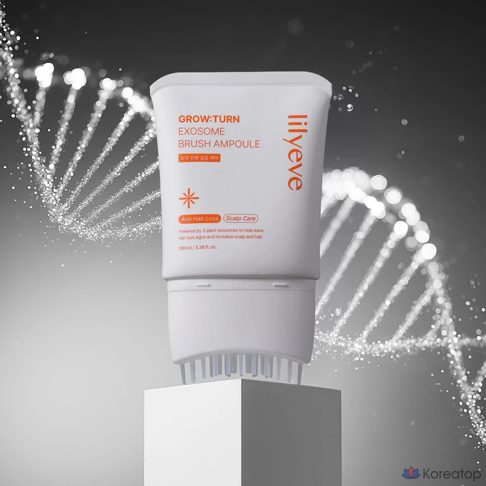Ампульная сыворотка Lilyeve Growton Exosome Brush Scalp Hair Loss Ampoule, 100 мл, 1 шт.