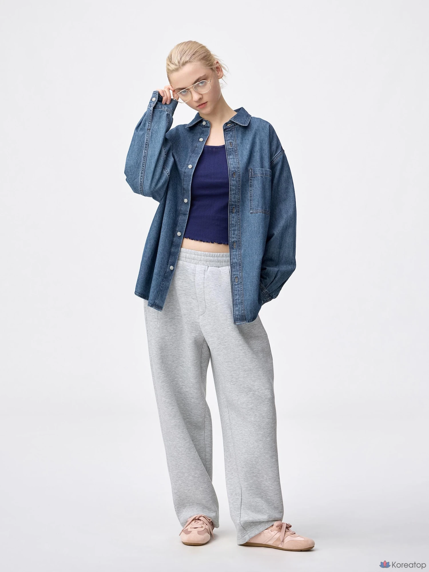 Брюки Uniqlo Puff Sweat Carrot Pants