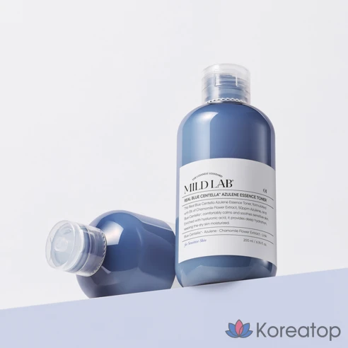 Тоник с центеллой и азуленом Mild Lab Real Blue Centella Azulene Essence Toner