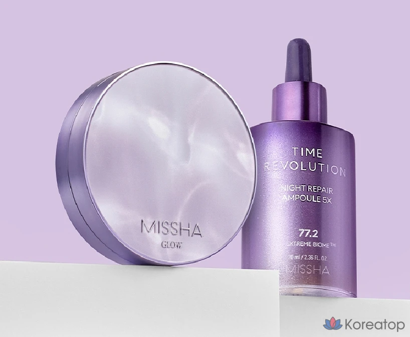 Кушон Missha Glow Layering Fit Cushion, оттенок 21 Vanilla, 14 г, 1 шт., фото 6