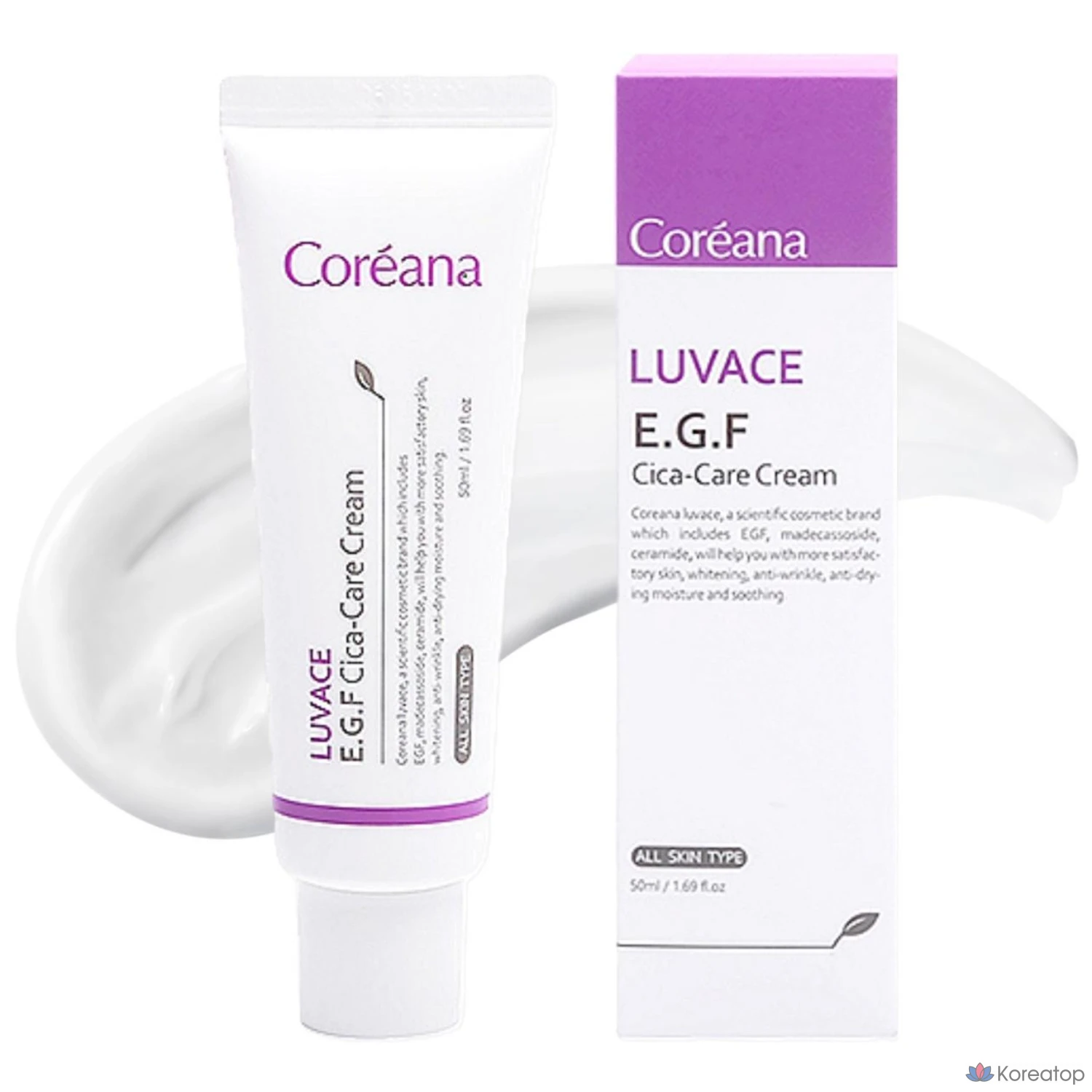 Koreana Rubace EGF Cica Care Cream, 50 мл, 1 шт.