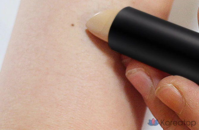 Консилер The Face Shop Dual Veil, 1 шт., V201 Абрикосово-бежевый, фото 4