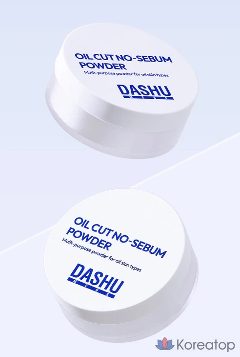 Мужская пудра DASHU Oil Cut No-Sebum Powder, 5 г, белая, 1 шт.