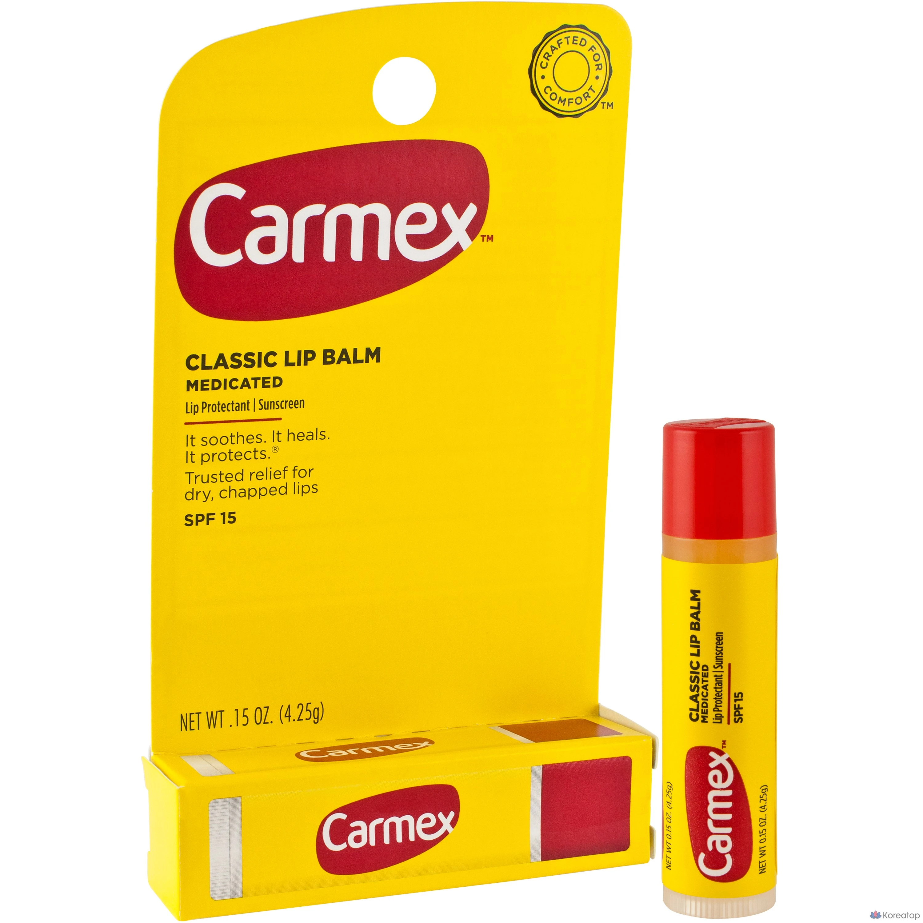Лечебный бальзам для губ Carmex Classic, 4,25 г, 1 шт., фото 2