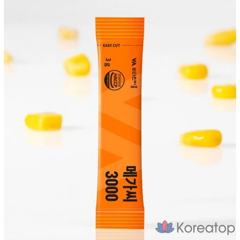 Витаминный порошок с витамином С Vitamin Village Mega C 3000, 270 г