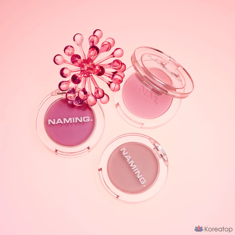 Румяна NAMING Fluffy Powder Blush, оттенок POVE, 1 шт., фото 6