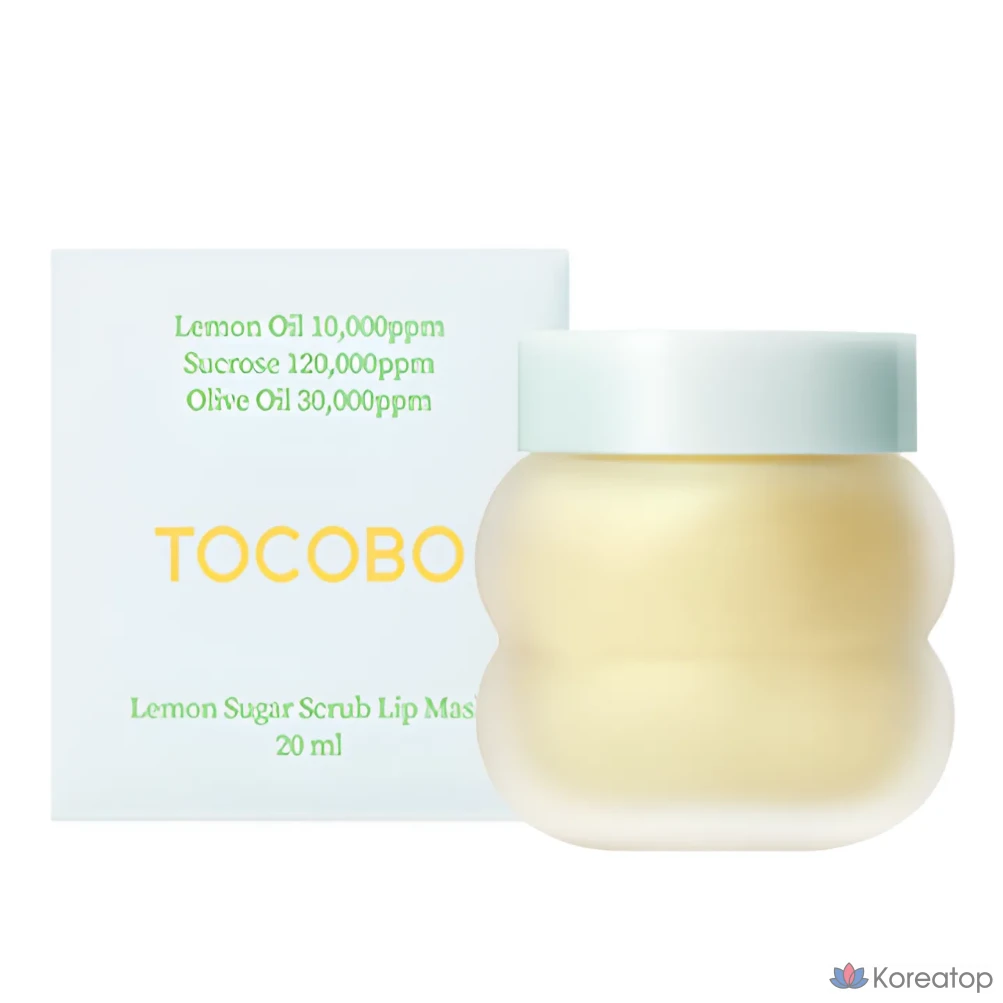Скраб для губ Tokobo Lemon Sugar Scrub, 2 шт., 20 мл, лимонно-сахарный., фото 2